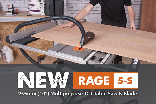 The RAGE5-S 255mm Table Saw