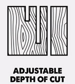 Adjustable depth of cut
