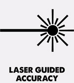 Laser guided accuracy