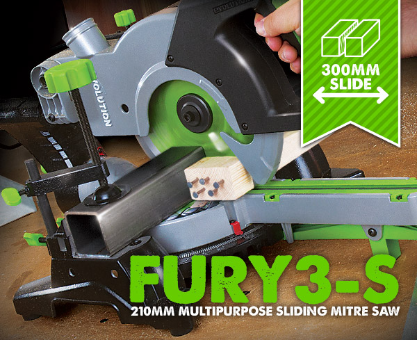 FURY3-S 210 Multipurpose Sliding Mitre Saw