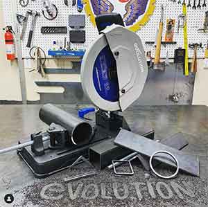 Evolution Power Tools 14 in. Steel Cutting Chop Saw EVOSAW380 - The Home  Depot