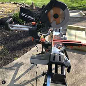 Evolution Power Tools Universal Miter Saw Stand EVOMS1 - Acme Tools